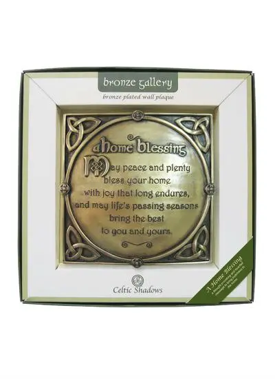 Home Blessing Bronze Plaque